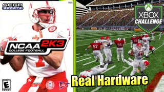 NCAA College Football 2K3 — Xbox OG Gameplay HD — Real Hardware {Component}
