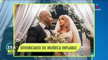 Fisicoculturista se divorcia de su muñeca inflable