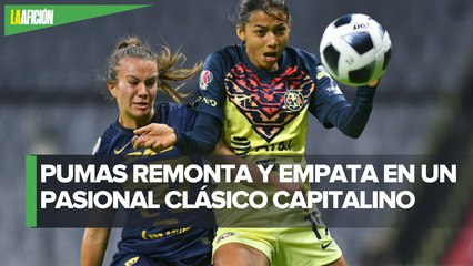 Download Video: América y Pumas empatan en un buen clásico de la Liga MX Femenil