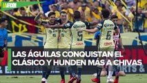 América se da vuelo y vence a Chivas en Dallas