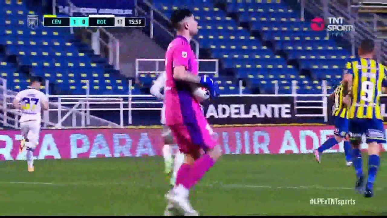 Torneo Liga Profesional de Futbol 2021: Rosario Central 1 - 1 Boca Jrs (Primer Tiempo)