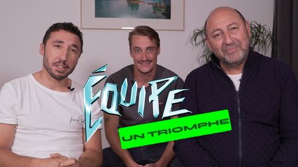 Un Triomphe : Ça fait quoi de tourner dans une prison ? (Kad Merad/Sofian Khammes/Pierre Lottin)