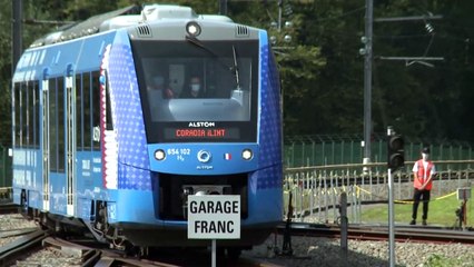 Nord: premiers tours de roue en France pour le train à hydrogène d'Alstom