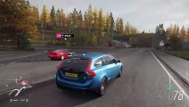 Volvo V60 Polestar | Realistic  - Forza Horizon 4 | Gamepad gameplay