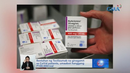 Download Video: Bentahan ng Tocilizumab na ginagamit sa CoVid patients, umaabot hanggang P100,000/vial | Saksi