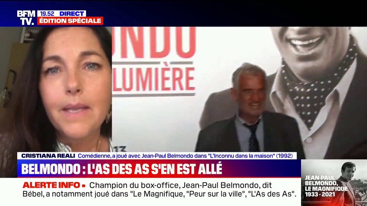 Cristiana Reali à propos de Jean-Paul Belmondo: "Il aimait ce métier pour les bonnes raisons"
