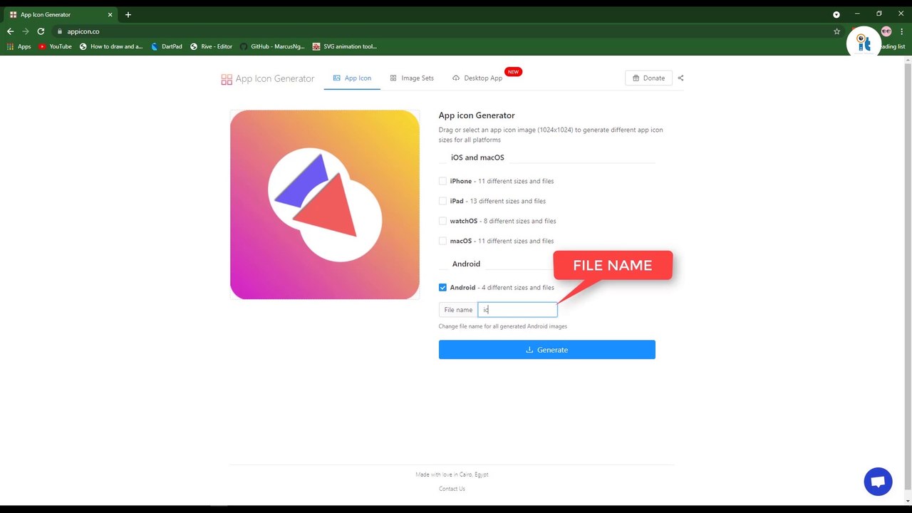 How  to Change Flutter App icon/ Logo | Flutter App icon Tutorials