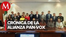 VOX, partido político español que se alió con el PAN, busca registrar su marca en México