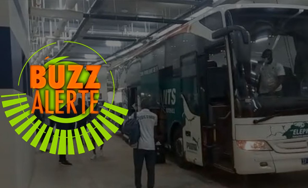 Elim Mondial 2022 CIV-CAMEROUN Arrivée des éléphants au stade d'ébimpé