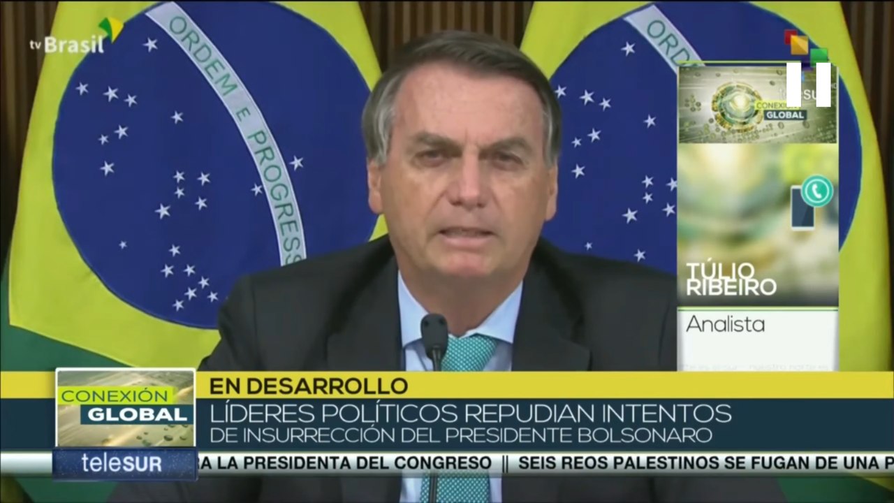 Líderes políticos repudian intentos de insurrección de Bolsonaro