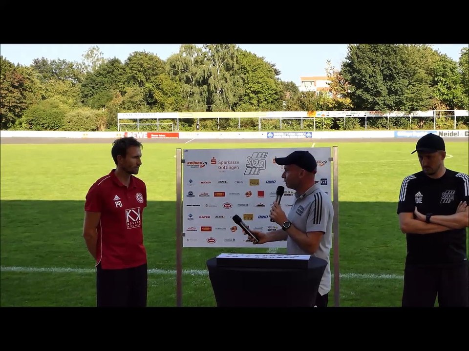 Die Pressekonferenz nach dem Spiel SVG Göttingen - SV Ramlingen-Ehlershausen