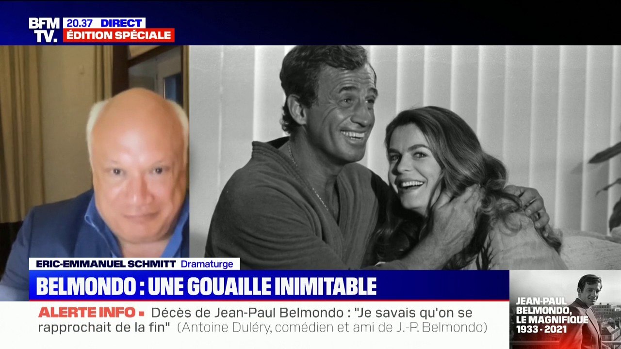 Eric-Emmanuel Schmitt à propos de Jean-Paul Belmondo: "Cet homme était un cadeau"