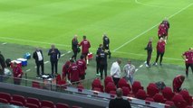 AMSTERDAM - A Milli Futbol Takımı, Hollanda maçı hazırlıklarını tamamladı