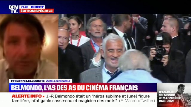 Toute sa vie, il a été un homme de bande, un vrai leader : Philippe Lellouche rend hommage à Jean-Paul Belmondo