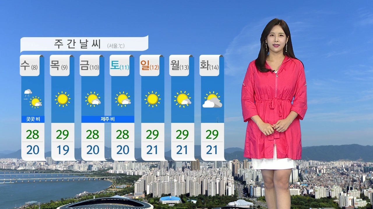 [날씨] 절기 '백로'...오후부터 맑은 하늘 / YTN