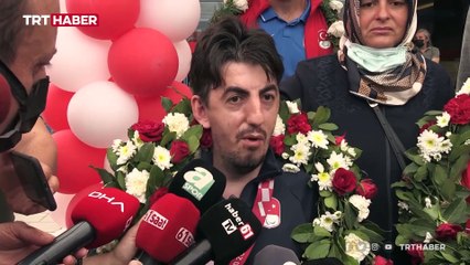 Öztürk kardeşlere coşkulu karşılama