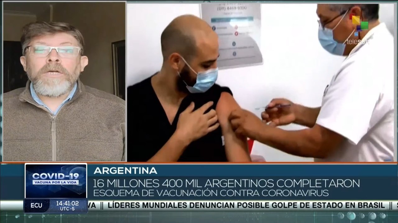 Campaña de vacunación contra la Covid-19 en Argentina muestra resultados favorables