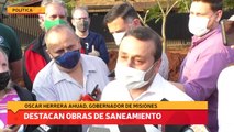 Destacan obras de saneamiento