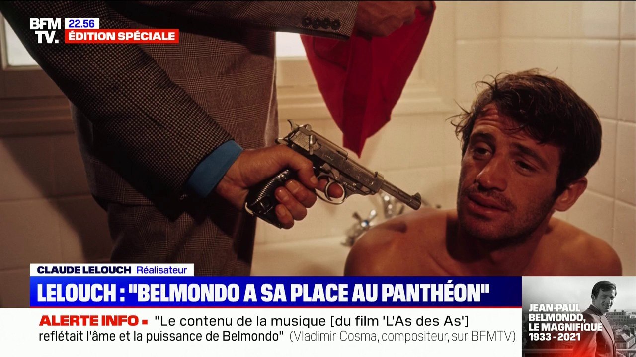 "C'était un héros devant la caméra et derrière la caméra": Claude Lelouch estime que Jean-Paul Belmondo mériterait d'entrer au Panthéon