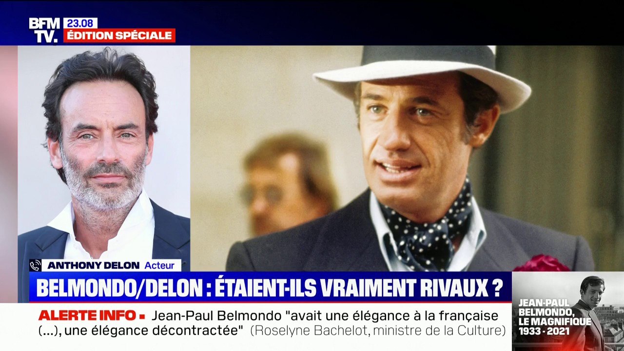 Anthony Delon sur la relation entre son père et Jean-Paul Belmondo: "Il y a toujours une rivalité entre deux alter ego, (...) mais en même temps énormément de respect"