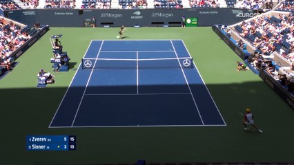 Zverev était tout simplement trop fort pour Sinner : le résumé du match