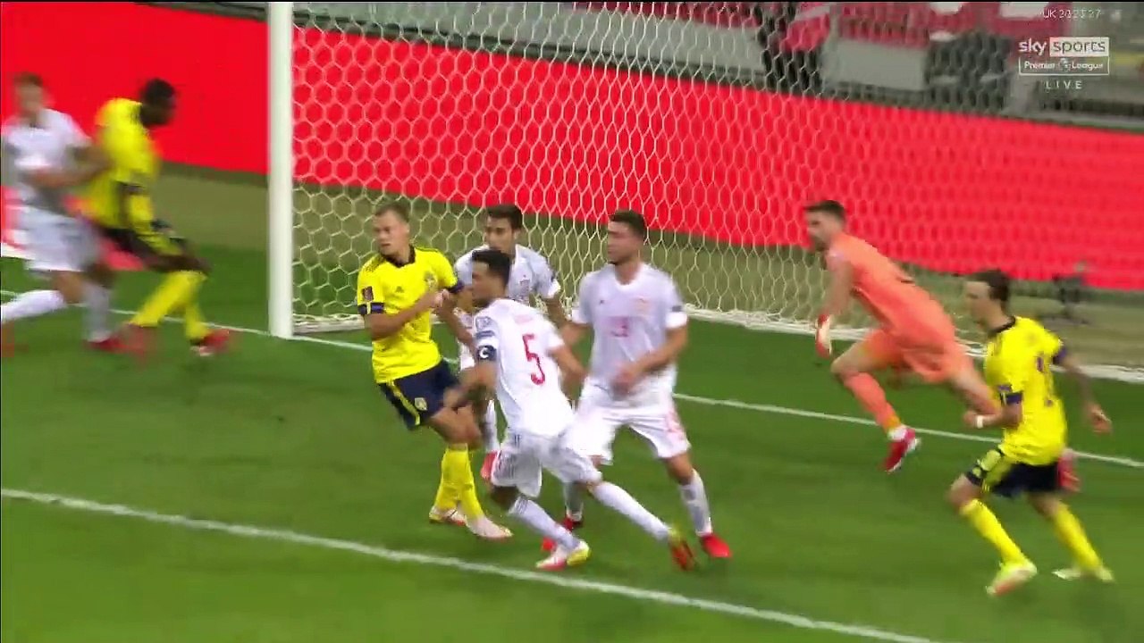 ملخص مباراة السويد و أسبانيا في تصفيات أوروبا لكأس العالم 2022