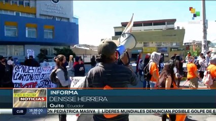 Ecuador: Estudiantes y trabajadores se movilizarán en rechazo a políticas de Guillermo Lasso