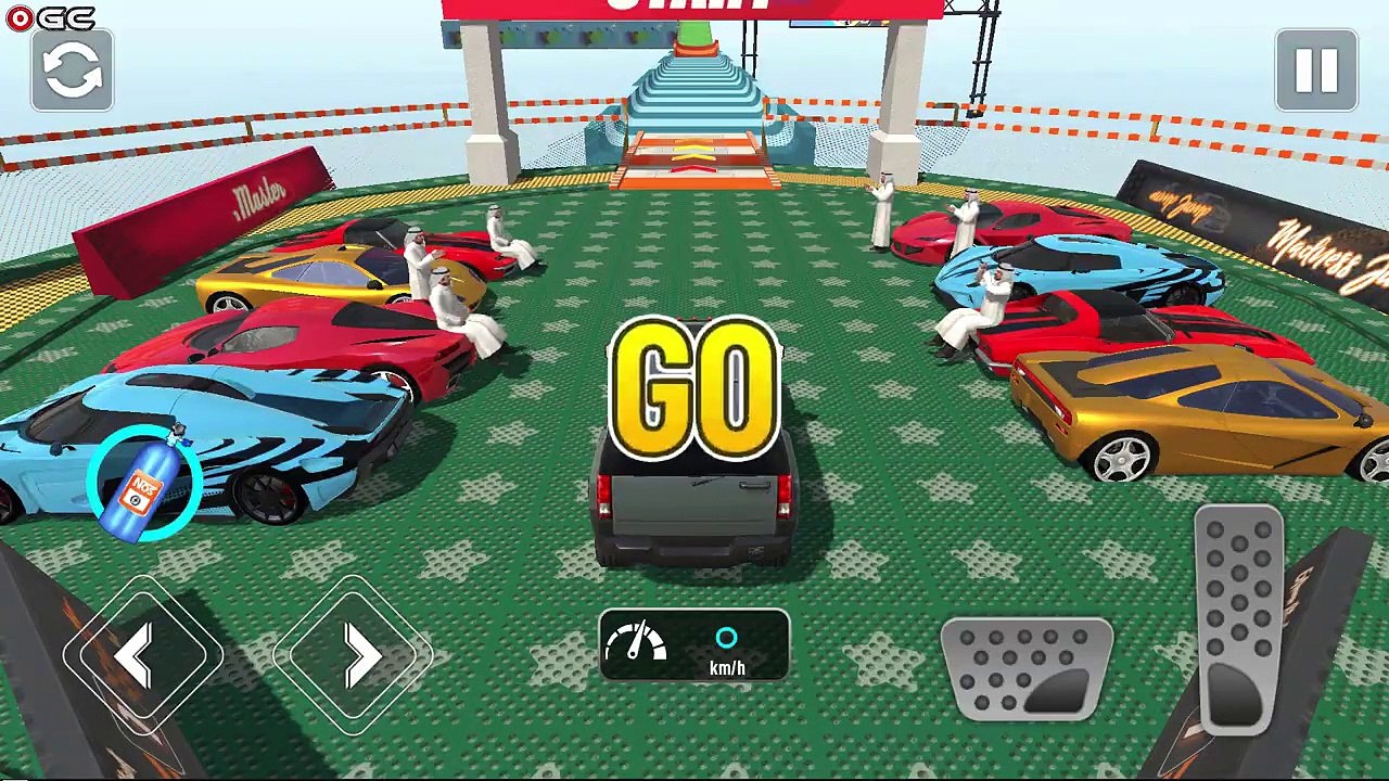 Mega SUV Car Ramp 2021 / HUMMER CAR / Impossible Stunts Car Game / Android GamePlay #2