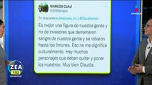 Sustitución de estatua de Cristóbal Colón divide opiniones en redes sociales