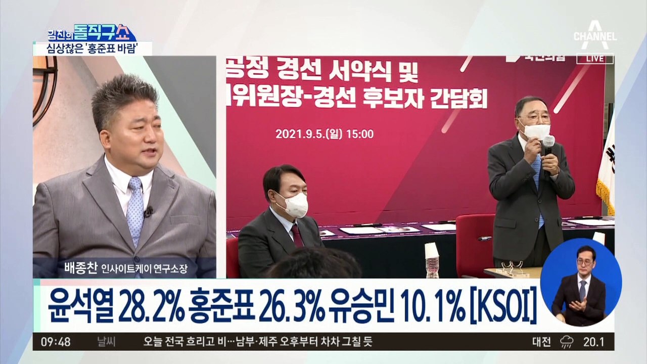 지지율 상승세…심상찮은 ‘홍준표 바람’
