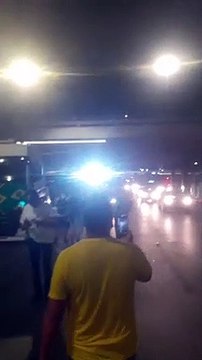 Manifestantes pró-Bolsonaro na Esplanada