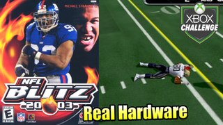 NFL Blitz 2003 — Xbox OG Gameplay HD — Real Hardware {Component}