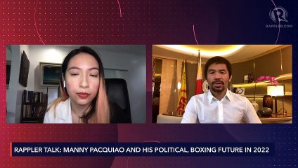 Manny Pacquiao not willing to run for vice president in 2022