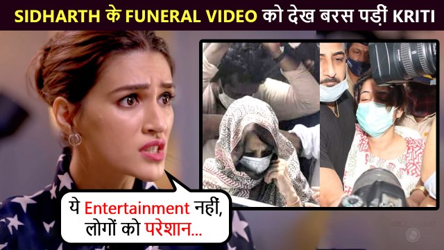 Kriti Sanon Calls It SHAMEFUL Pissed On Media's Insensitive Coverage Of Sidharth Shukla's Funeral