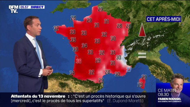 Jusqu'à 36°C... Ce mardi s'annonce à nouveau chaud et ensoleillé