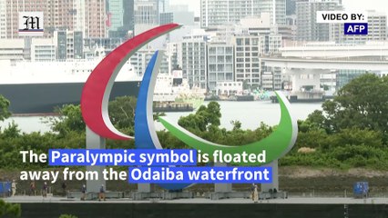 Paralympic symbol removed after closing ceremony