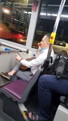 UNCLE TAKE OUT MASK TALK ON BUS LIKE HIS LIVING ROOM