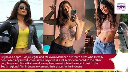 Priyanka Chopra, Pooja Hegde and Malavika Mohanan’s crop top denim swag that will make you go wow