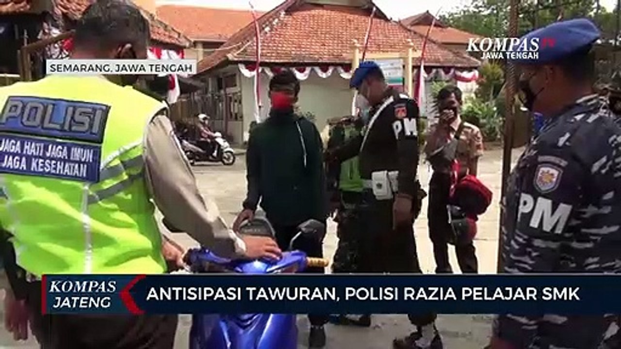 Antisipasi Tawuran, Polisi Razia Pelajar SMK