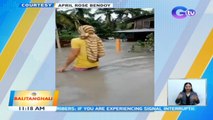 Ilang bahay at palayan sa Tantangan, South Cotabato, abot-baywang ang baha; ilang senior citizen, binalikan para sagipin | BT