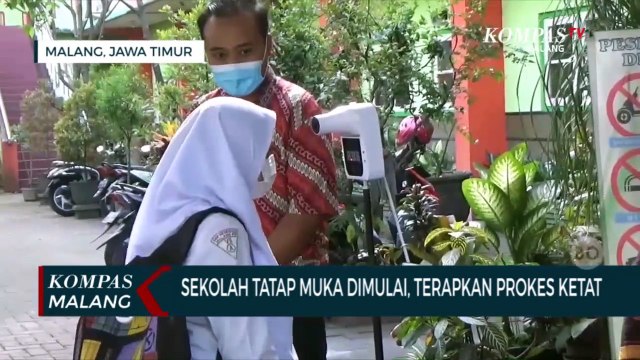 Sekolah Tatap Muka di Kota Malang Dimulai, Terapkan Prokes Ketat