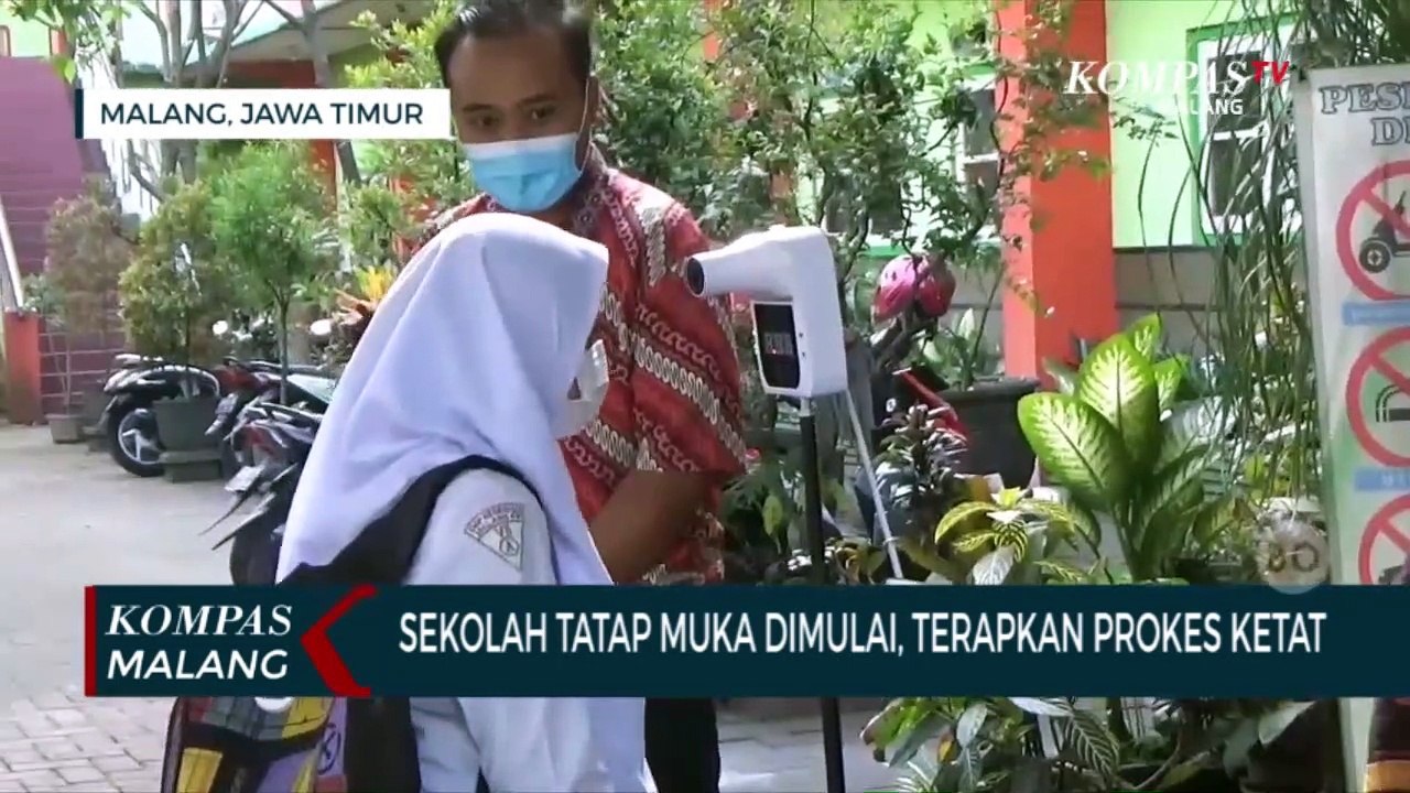 Sekolah Tatap Muka di Kota Malang Dimulai, Terapkan Prokes Ketat