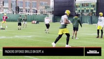 Packers Offense Drills: Sept. 6