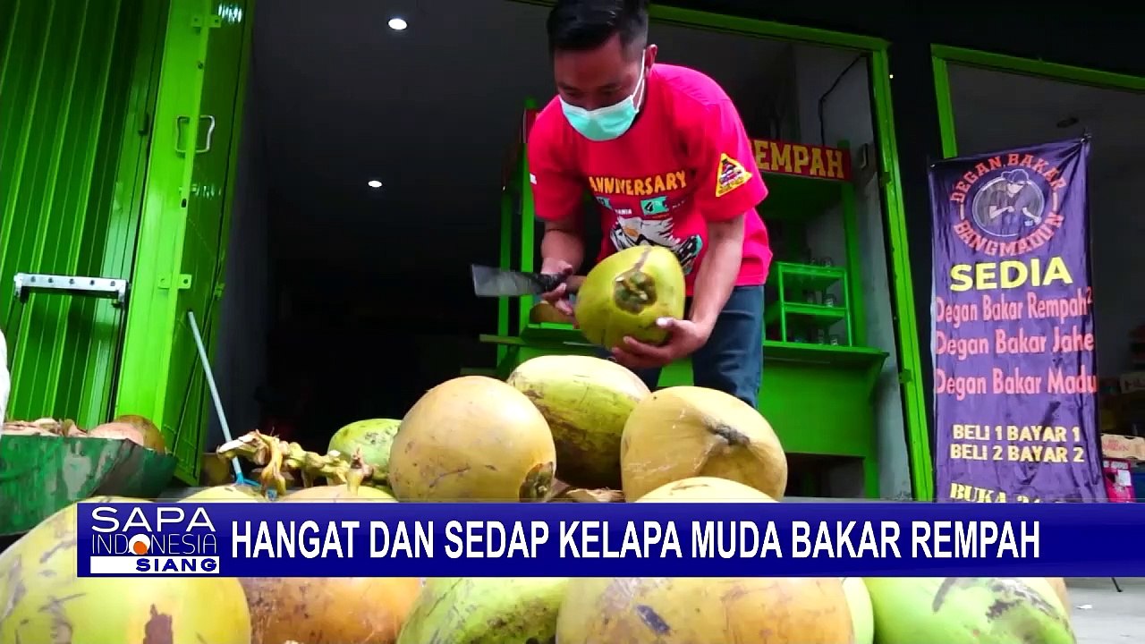 Yuk! Jaga Imun Tubuh dengan Konsumsi Kelapa Muda Bakar Rempah