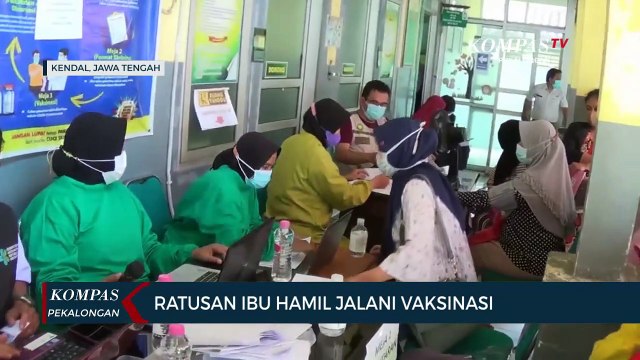 Ratusan Ibu Hamil di Kendal Jalani Vaksinasi