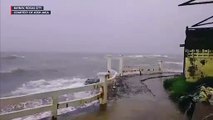 Typhoon Jolina: Waves at Baybay, Roxas City