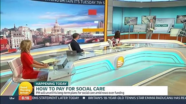 Good Morning Britain - Boris Johnson will unveil his long term plans for social care amid rows over funding. He is considering a National Insurance rise to pay for social care. Paul Brand explains how the PM's plans will impact people