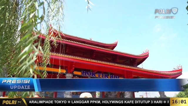 PRESISI Update 16.00 WIB : Kapolda Jateng Pantau Vaksinasi di Klenteng Hok Tik Bio Blora