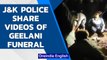 J&K police share videos of separatist SAS Geelani's funeral in Kashmir | Oneindia News