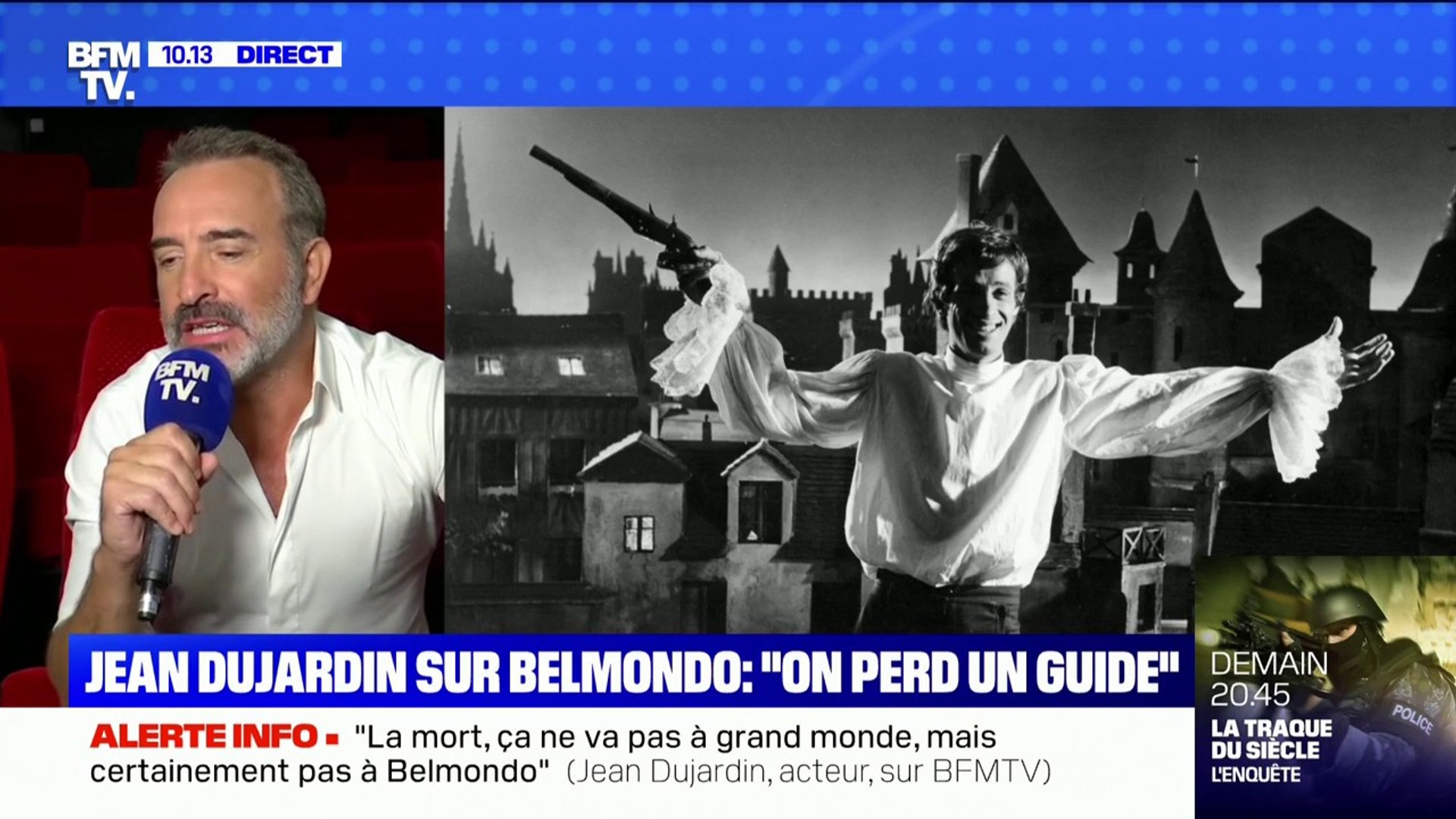 Jean Dujardin sur Jean-Paul Belmondo: "'Le Magnifique', ça a été mon film  de chevet" - Vidéo Dailymotion